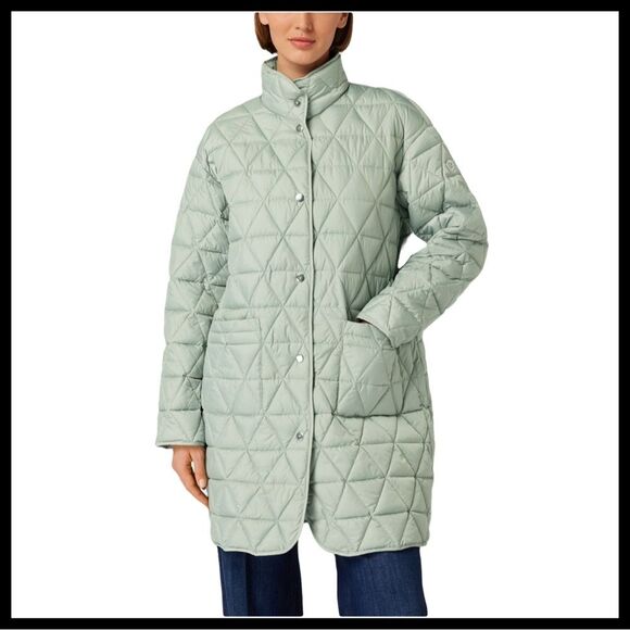 Fuchs Shmitt Oversized Quilted Jacket in Light Green - Picture 1 of 10